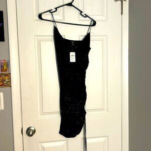 Sparkly Black Short Dress Size Medium